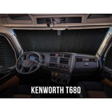 Kenworth T680, T880, W990 Three Piece Sun Shield Kit