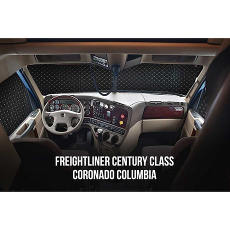 Freightliner Century, Columbia, Coronado sun shields - 3 piece kit for semi trucks