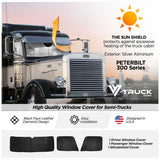 Peterbilt 379, 386, 387, 388, 389 Sun Shields - 3 Piece Kit