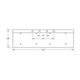 Peterbilt Two Plate License Plate Holder
