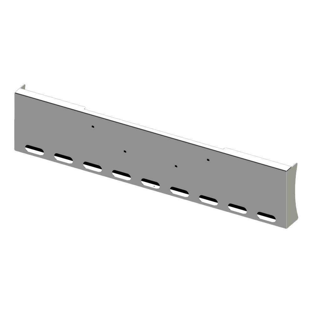 22" Peterbilt 365, 367, 388, 389, 567 American Eagle Chrome Bumper with Nine Oval Light Cutouts