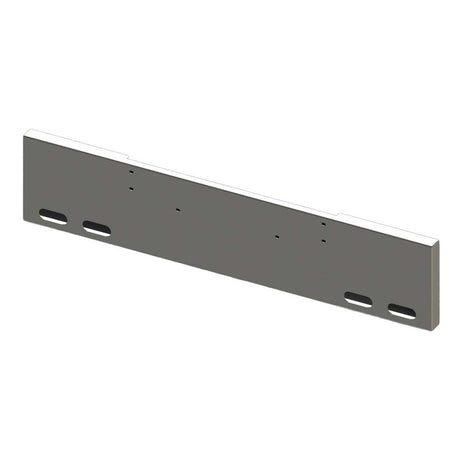 18" Kenworth W900L, W900B boxed end chrome bumper with four oval light cutouts for semi trucks