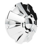 Rubicon Front Axle Chrome Cover Kit with 33mm Thread-On Nut Covers