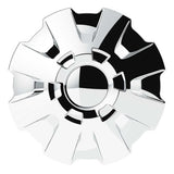 Rubicon Front Axle Chrome Cover Kit with 33mm Thread-On Nut Covers