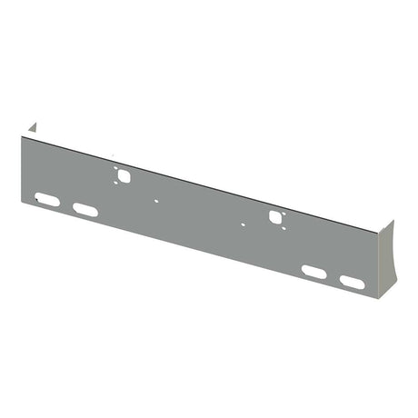 18" Kenworth W900B, W900L American Eagle chrome plated bumper with tow hole and four oval cutouts