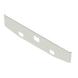 20" Peterbilt 379 Tapered Texas Square Chrome Bumper with Fog and Tow Holes