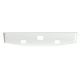 20" Peterbilt 379 Tapered Texas Square Chrome Bumper with Fog and Tow Holes