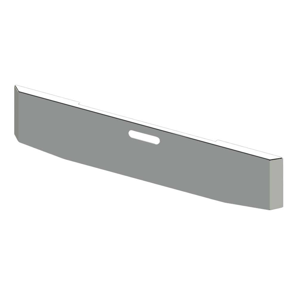 18" Tapered Mitered End Blind Mount Chrome Bumper with Tow Hole for Freightliner Classic 1994-2003