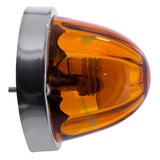 3" Watermelon Glass Dual Function Flush Mount Kit with LED Bulb