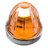 3" Watermelon Glass Dual Function Flush Mount Kit with LED Bulb