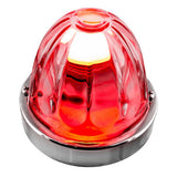 3" Watermelon Glass Dual Function Flush Mount Kit with LED Bulb