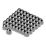 11/16" x 7/8" Chrome Die-Cast Acorn Nut Covers - 50 PK