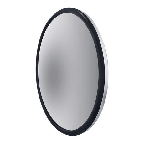 7-1/2" Stainless steel 320R convex mirror with center mounting stud, closer view