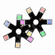 RGB multi-color air cleaner lights, closer view