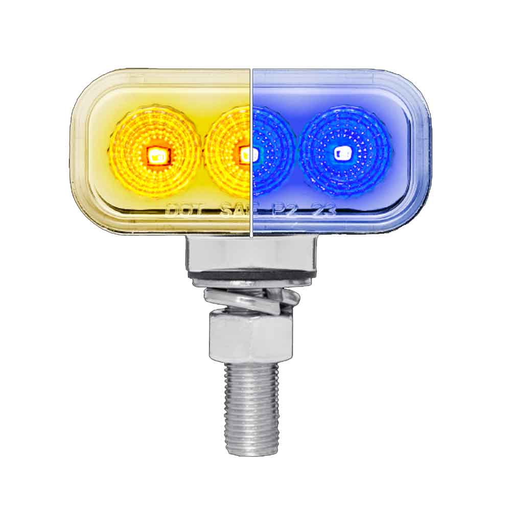 Mini Clear Lens Rectangle Double Face Light