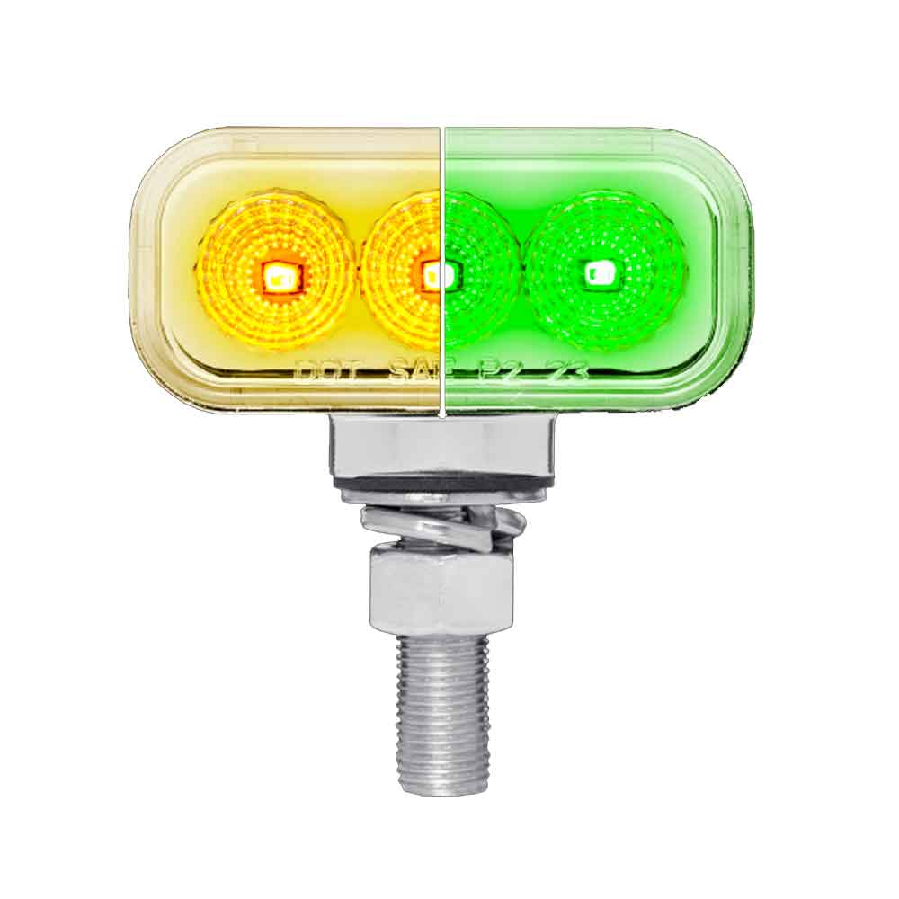 Mini Clear Lens Rectangle Double Face Light