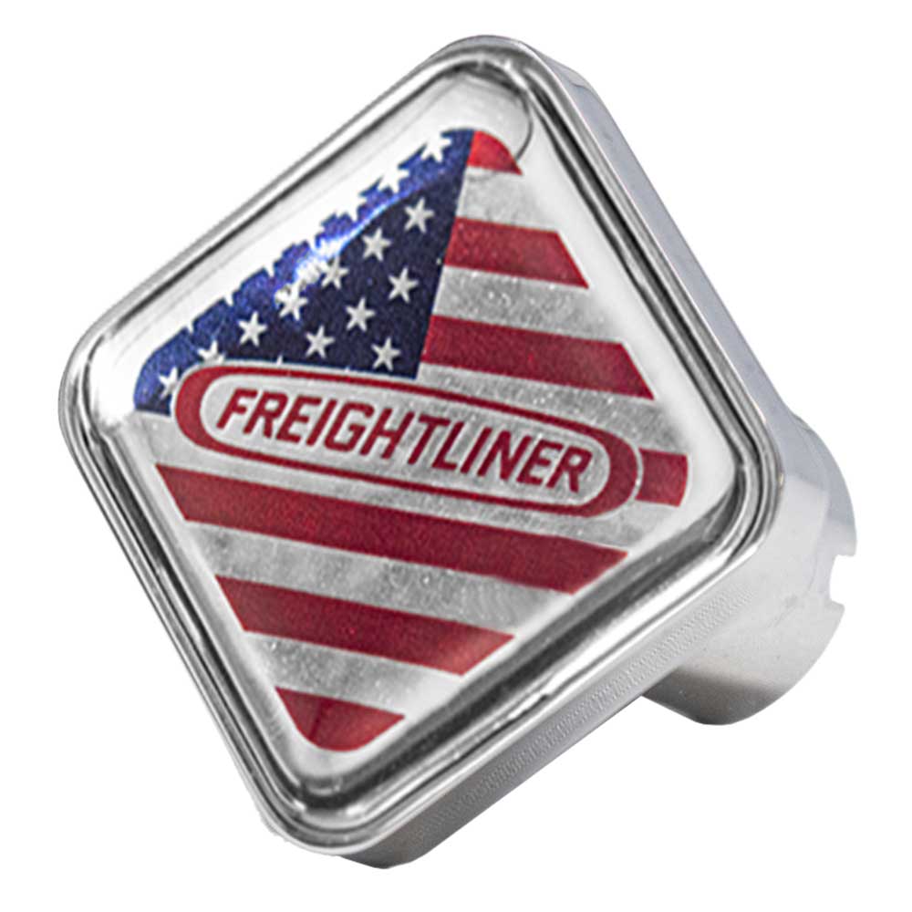 Freightliner Logo on USA Flag Tractor and Trailer Air Valve Knobs