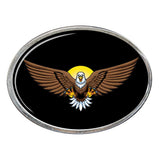 Eagle Oval Billet Aluminum with Resin Belt Buckle