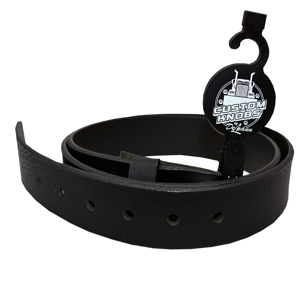 Black Buffalo Leather Belt