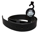 Black Buffalo Leather Belt