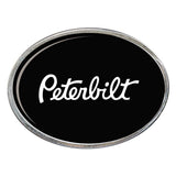 Peterbilt Oval Billet Aluminum with Resin Belt Buckle