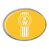 Kenworth Logo Oval Billet Aluminum with Resin Belt Buckle