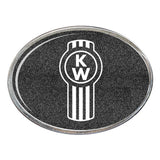 Kenworth Logo Oval Billet Aluminum with Resin Belt Buckle