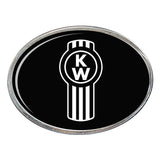 Kenworth Logo Oval Billet Aluminum with Resin Belt Buckle