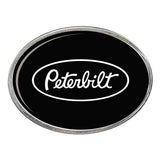 Peterbilt in Oval Billet Aluminum with Resin Belt Buckle