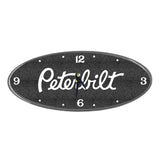 Peterbilt Oval Chrome Aluminum Clock