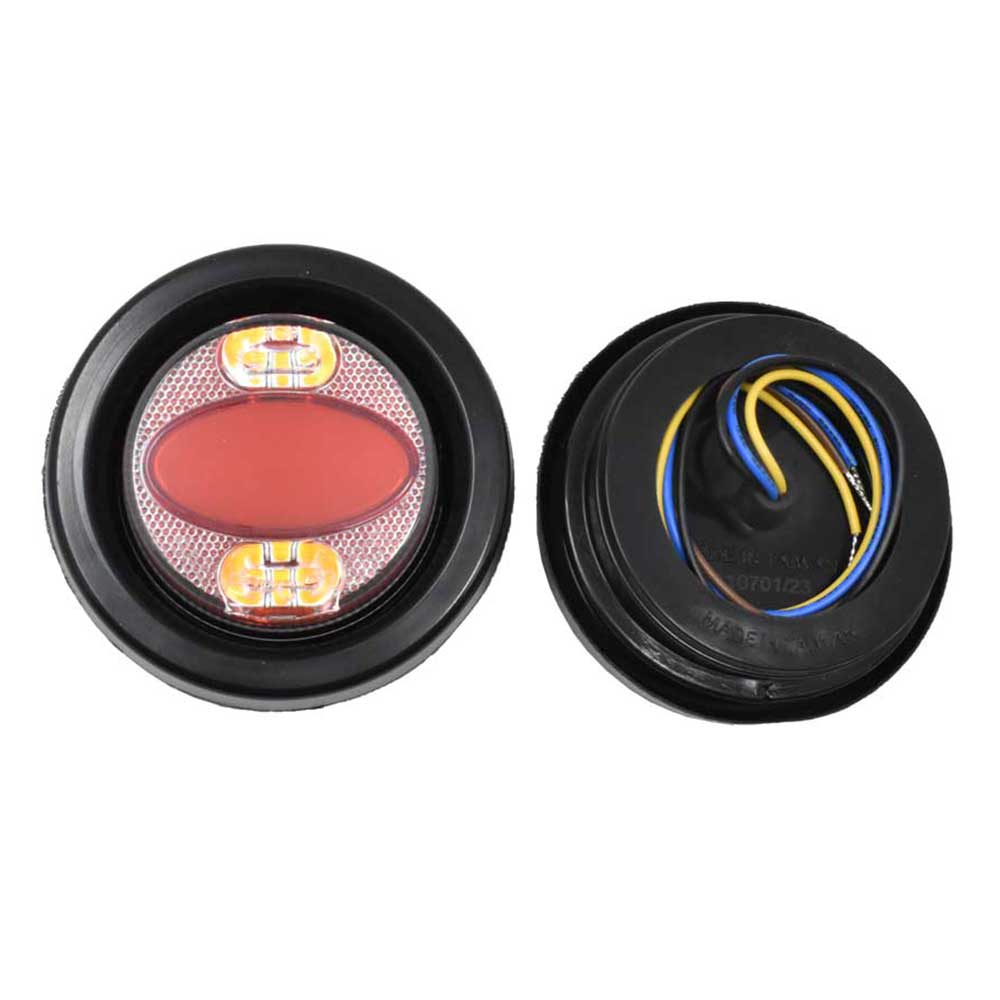 2" Round Warning Combination LED Light Kit (PR)