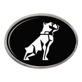 Mack Bulldog Oval Billet Aluminum with Resin Belt Buckle