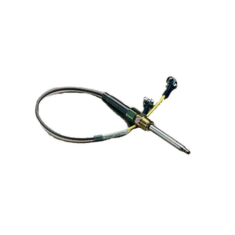2-1/16" Pyrometer kit with black bezel, closer view