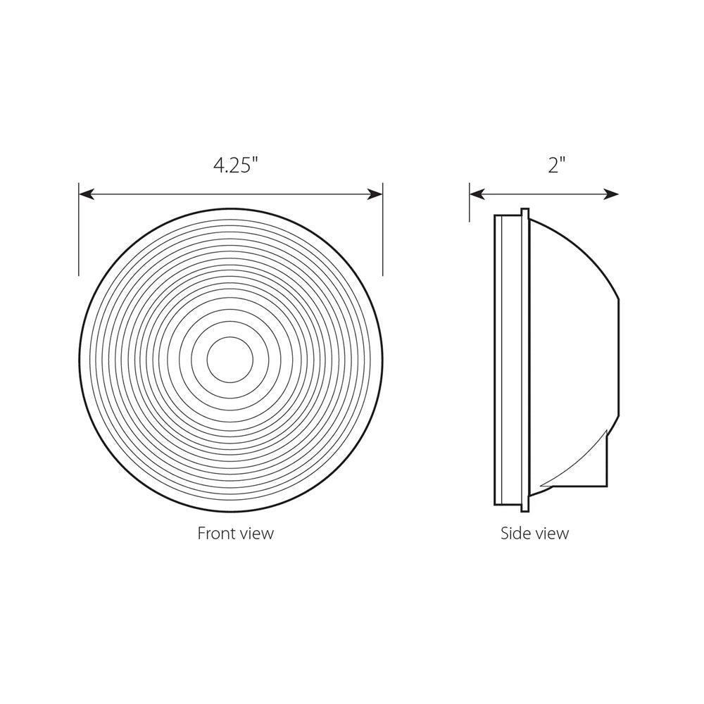 4" High Power Single LED Light