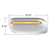 Peterbilt 389 Glolight Rear Headlight Housing Cover with 24 LEDs