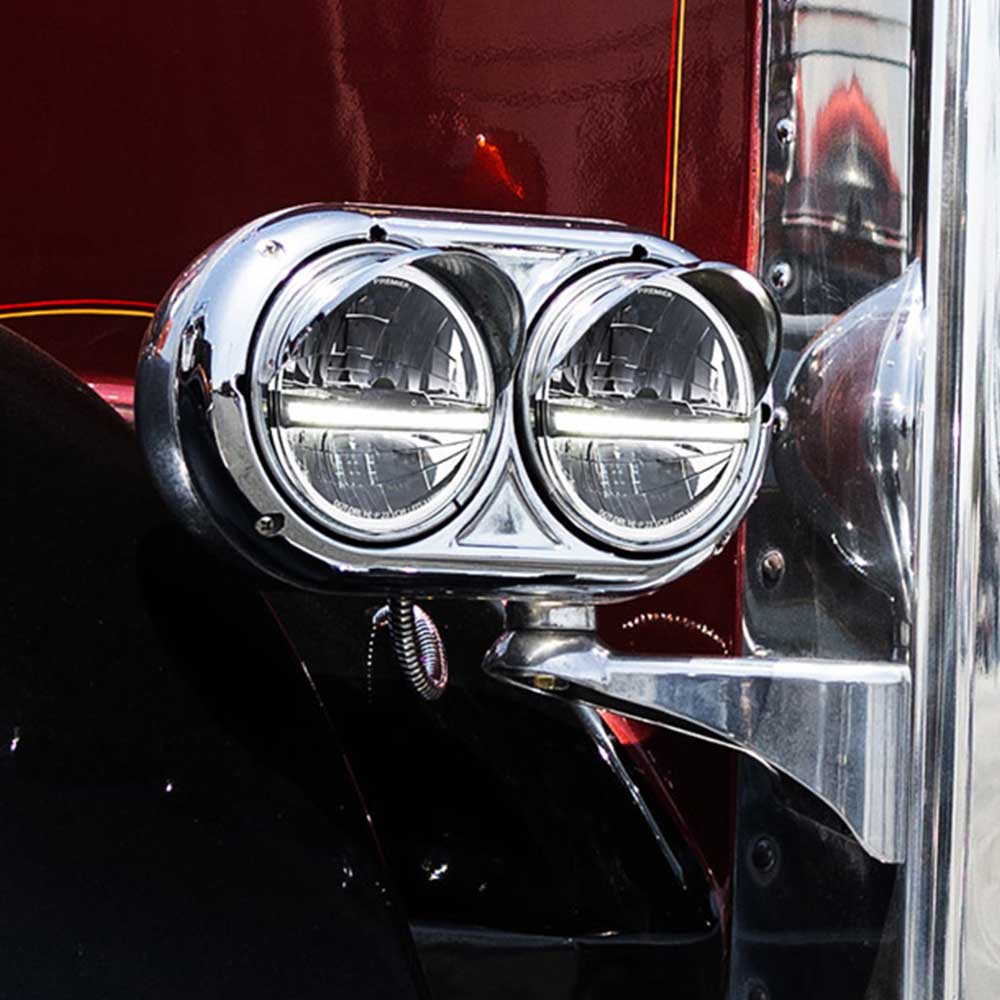 ULTRALIT 5-3/4" Headlight with 20 High Power LED with DRL Position Light