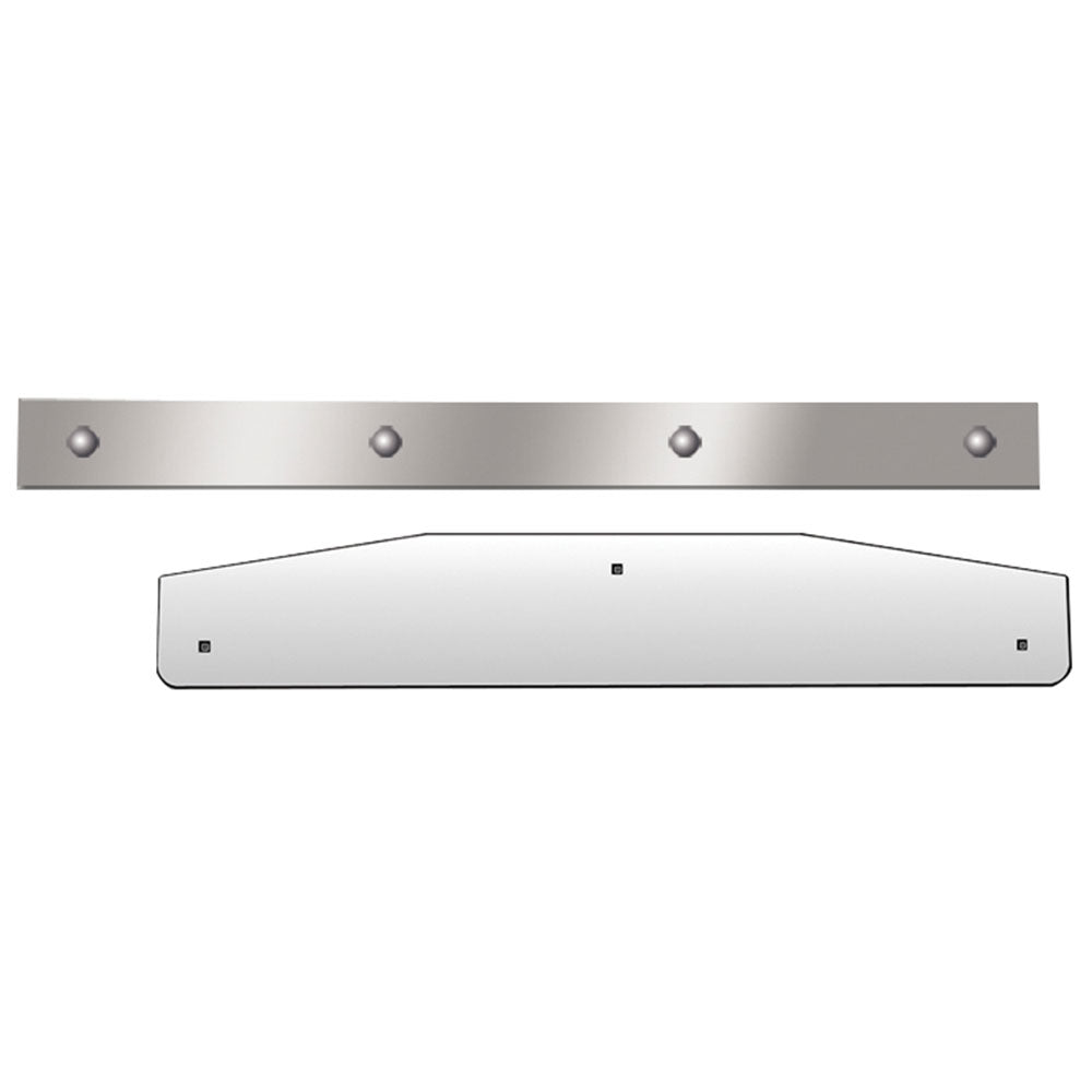 Stainless Steel Top and Bottom Mud Flap Weight Set 24"L (PR)