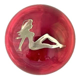 Chrome Lady Pearl Shifter Knob