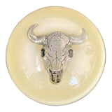 Solid Colored Chrome Cow Skull Shifter Knob