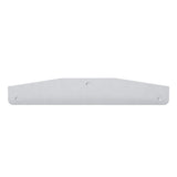 24x4 Bottom Stainless Steel Angled Mud Flap Weight with Blank Design