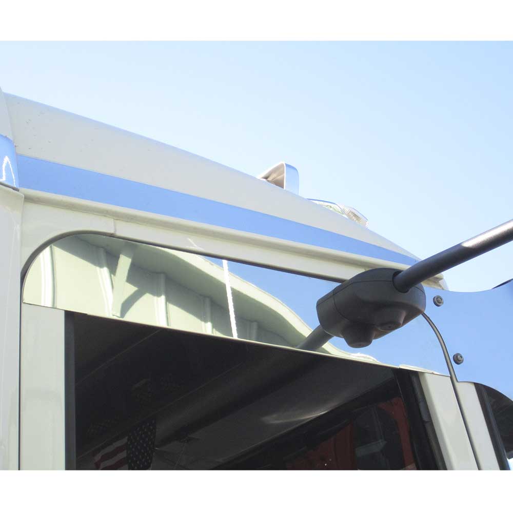 5" Stainless Steel Chop Top with Mirror Notch for Mack Granite, Vision, Pinnacle