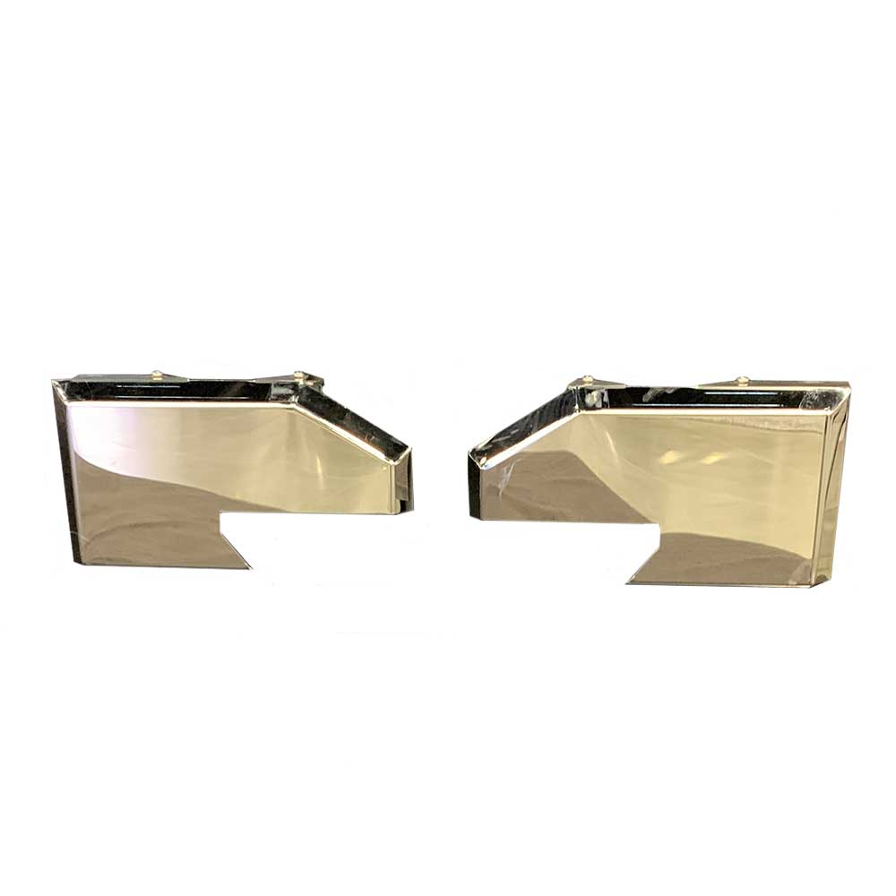Peterbilt 589 Stainless Steel Sleeper Air Bag Covers