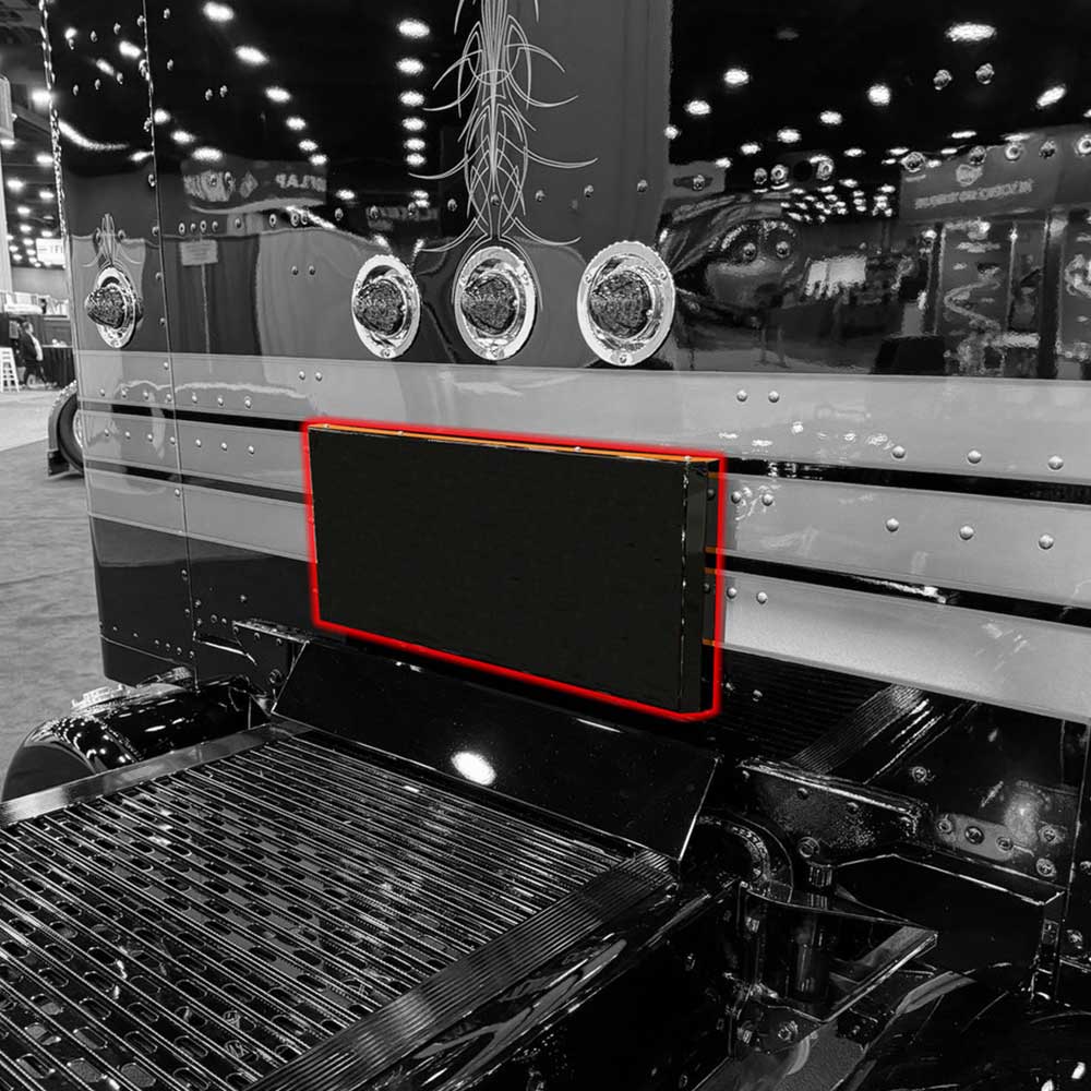 Peterbilt 589 Sleeper Vent Cover with Ghost Mount