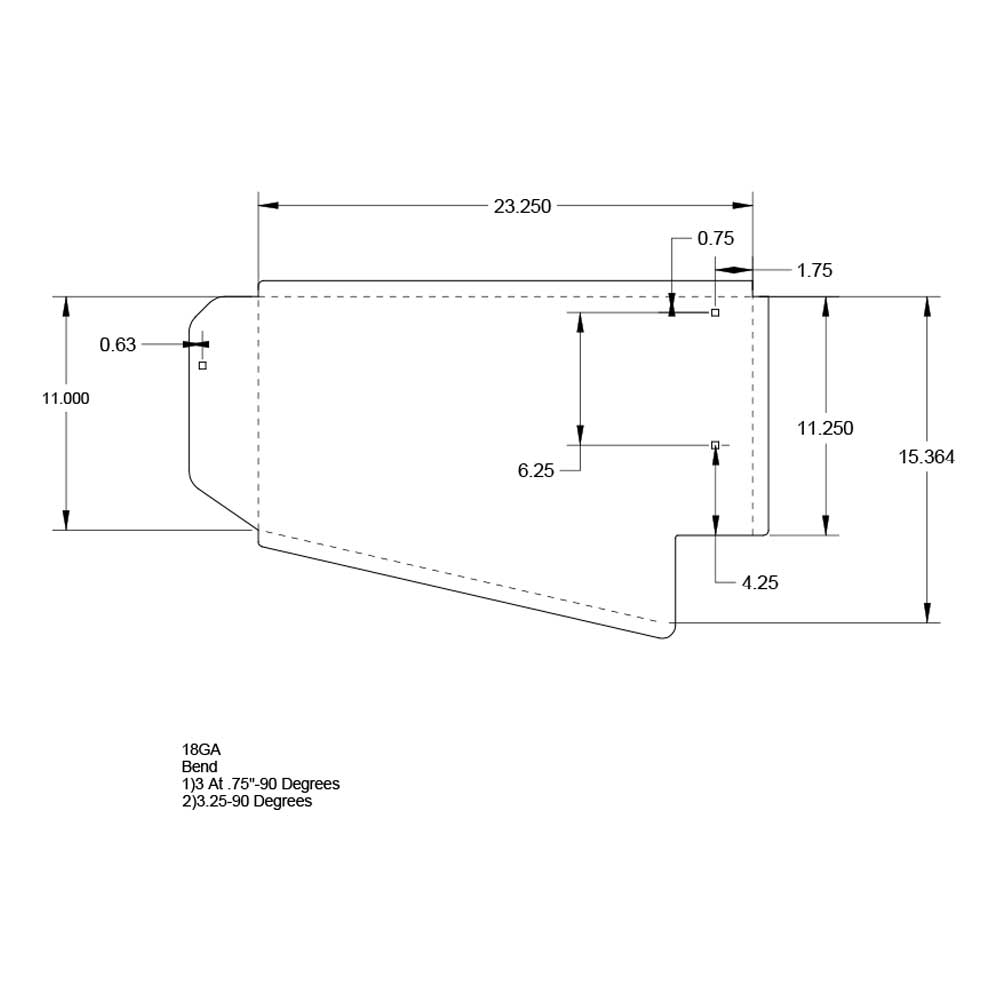 Peterbilt 379 Wide Cowl Extension