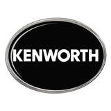 Kenworth Black Oval Belt Buckle