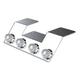 Four Mini Watermelon Hero Amber LED Light Underframe Nova Bracket