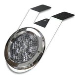 Singular Amber 4" Round LED Light Underframe Nova Bracket