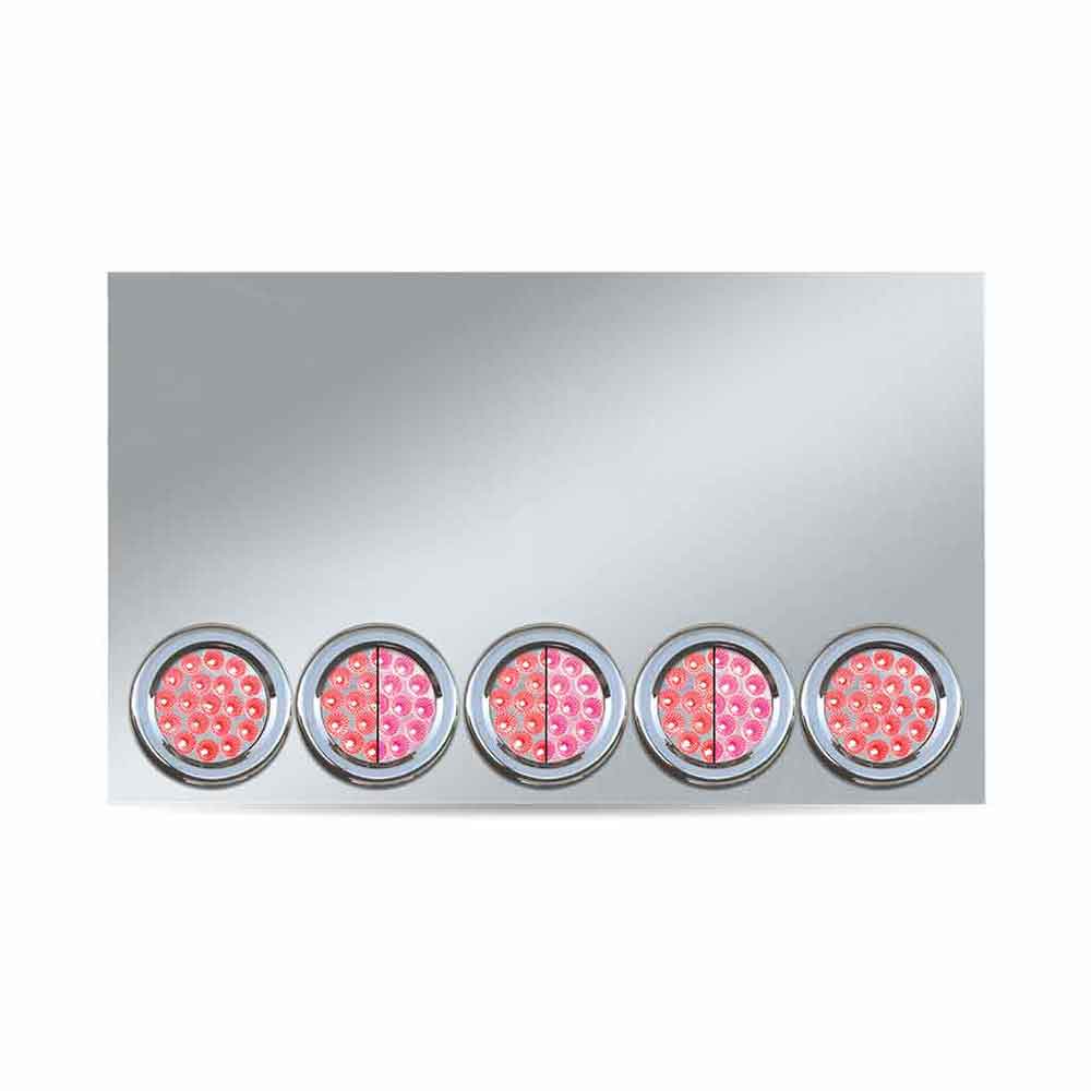 20" Drop Pink/Red Dual Revolution Center Panel