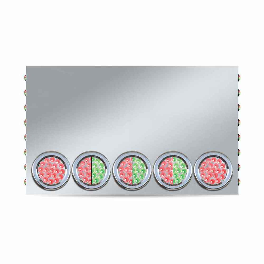 20" Drop Green/Red Dual Revolution Center Panel with 4" & 3/4" LED