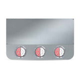 20" Drop Center Panel with Eight 4" Red/White Dual Revolution LEDS